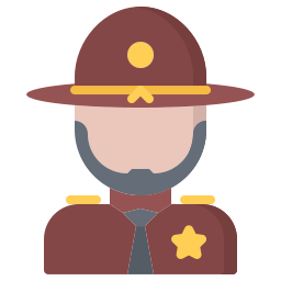 policía icono
