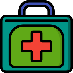 First aid kit icon