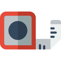 Measuring tape icon