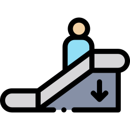 Mechanic stairs icon