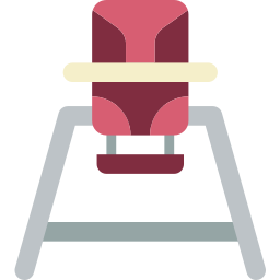 Cadeira alta Ícone