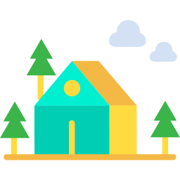 Forest house icon