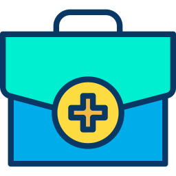 First aid kit icon