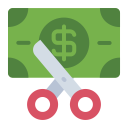 お金を削減する icon