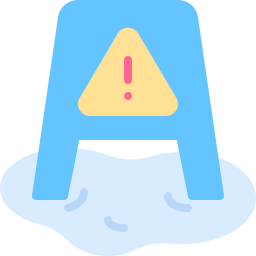 Wet floor icon