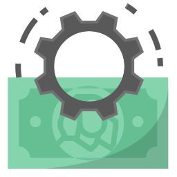 dólar icono