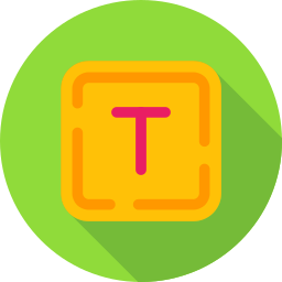 Letter t icon