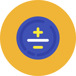 Mathematic symbol icon