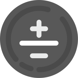 Mathematic symbol icon