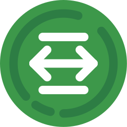 Left and right arrow icon