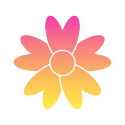 flor de geranio icono