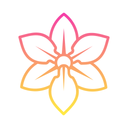 orquídea icono