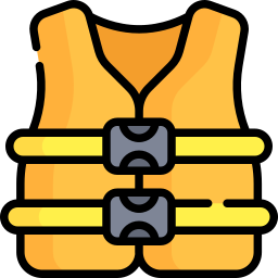 Safety jacket icon