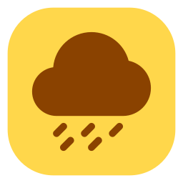 zware regen icoon