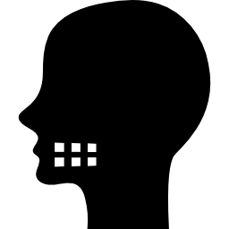 głowa ikona