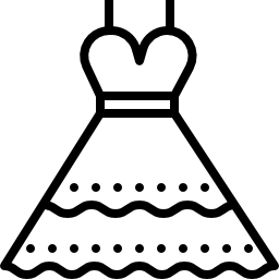 Bride dress icon