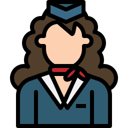 stewardess icon