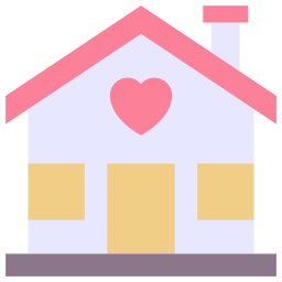 Happy home icon