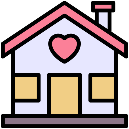 hogar feliz icono