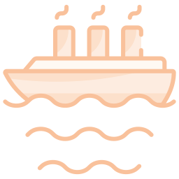 Cruise ship icon