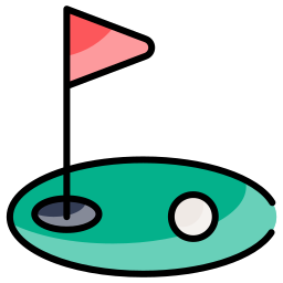 clube de golf Ícone