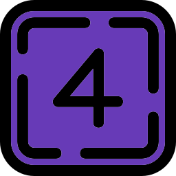 4개 icon