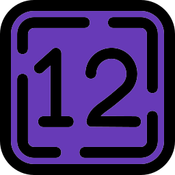 twaalf icoon