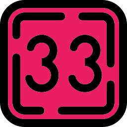 Thirty three icon