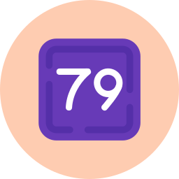 Seventy nine icon