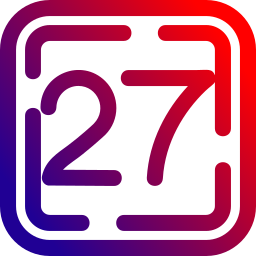 Twenty seven icon