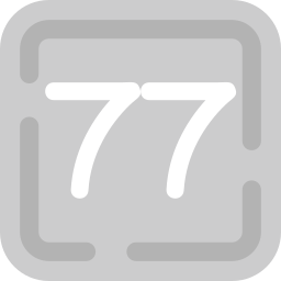 Seventy seven icon
