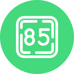 Eighty five icon