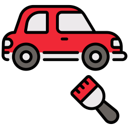 pintura de coches icono
