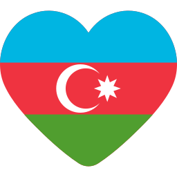 bandera de azerbaiyán icono