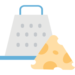 Grated cheese icon