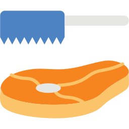 martillo de carne icono