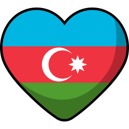Флаг Азербайджана иконка