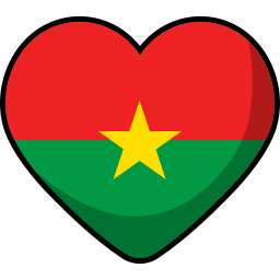 burkina faso-vlag icoon