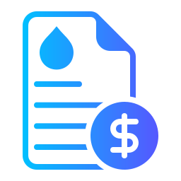 Water bill icon