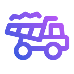 Mining truck icon