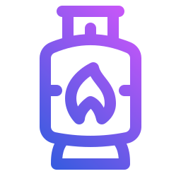 Gas cylinder icon