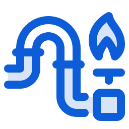 Gas pipeline icon