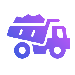 Mining truck icon