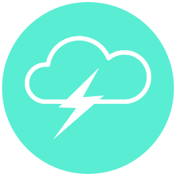 Cloud thunder icon