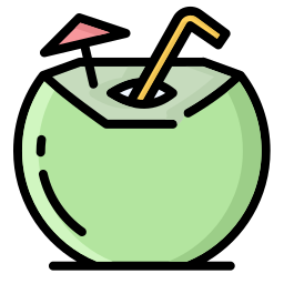 Coconut water icon