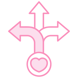 flecha de orientación icono