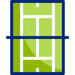 Теннисный корт иконка