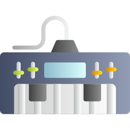 Электрическое пианино иконка