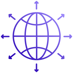 Worldwide business icon