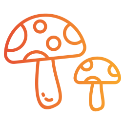 leśny grzyb ikona